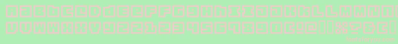 origa    Font – Pink Fonts on Green Background