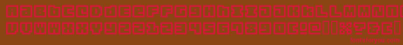 origa    Font – Red Fonts on Brown Background