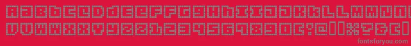 origap   Font – Gray Fonts on Red Background