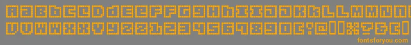 origap   Font – Orange Fonts on Gray Background