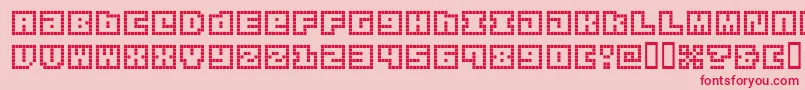 origap   Font – Red Fonts on Pink Background