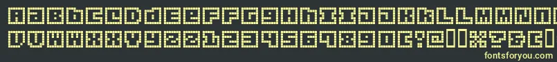origap   Font – Yellow Fonts on Black Background
