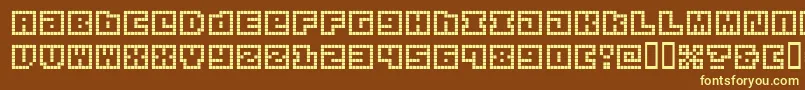 origap   Font – Yellow Fonts on Brown Background