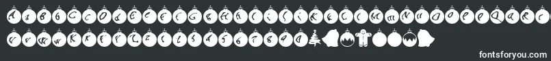 ORNAM    Font – White Fonts on Black Background