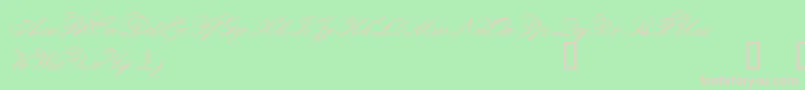 ORPHD    Font – Pink Fonts on Green Background