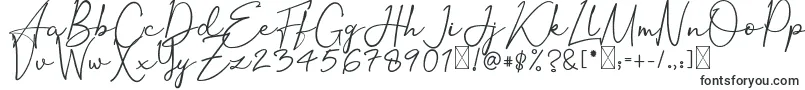 OrtisanSignature-fontti – Alkavat O:lla olevat fontit