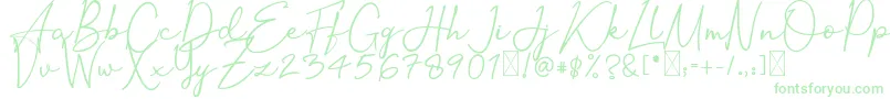 OrtisanSignature Font – Green Fonts