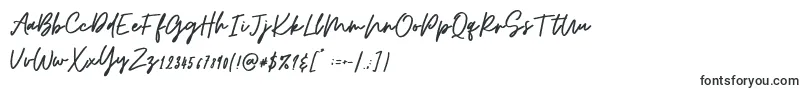 フォントOsulent Signature – Oで始まるフォント