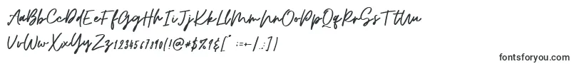 フォントOsulent Signature – 軽いフォント