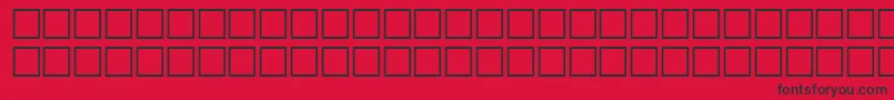BakeRegular Font – Black Fonts on Red Background