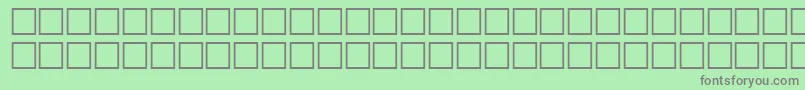 Шрифт BakeRegular – серые шрифты на зелёном фоне