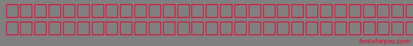 BakeRegular-Schriftart – Rote Schriften auf grauem Hintergrund