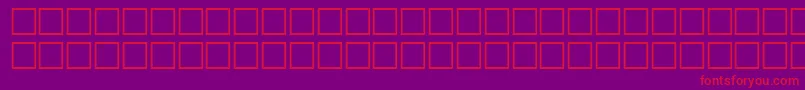 BakeRegular Font – Red Fonts on Purple Background