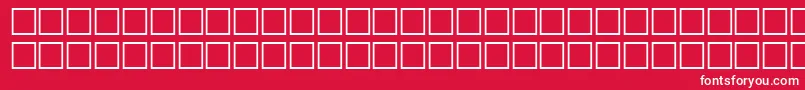 BakeRegular Font – White Fonts on Red Background