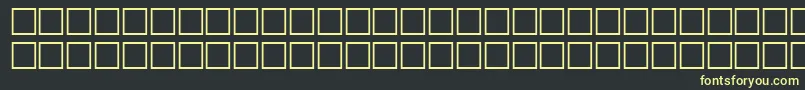 BakeRegular Font – Yellow Fonts on Black Background