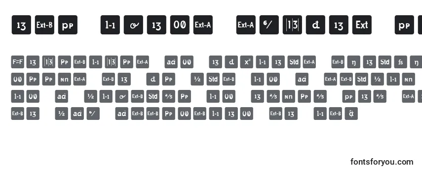 Revisão da fonte Otf icons symbol font (136280)