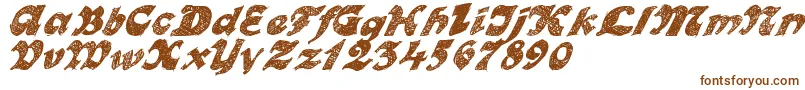 OttoLand-Schriftart – Braune Schriften