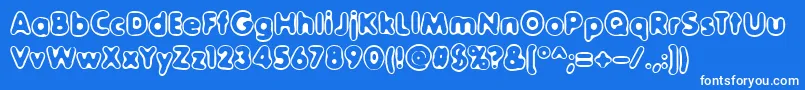 More about outersid Font outersid Font – White Fonts on Blue Background
