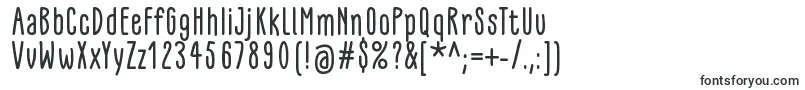 GlaresomeRegular-Schriftart – OTF-Schriften
