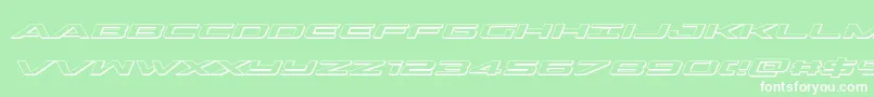 More about outrider3dital Font outrider3dital Font – White Fonts on Green Background
