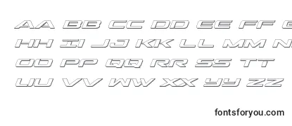 Outrider3dital Font