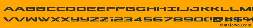 Saiba mais sobre a fonte outriderbold Fonte outriderbold – fontes pretas em um fundo laranja