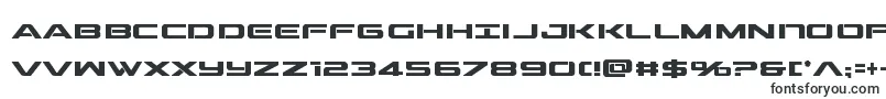 Шрифт outridercondbold – объёмные шрифты