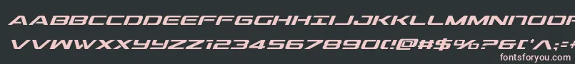 outridercondital Font – Pink Fonts on Black Background