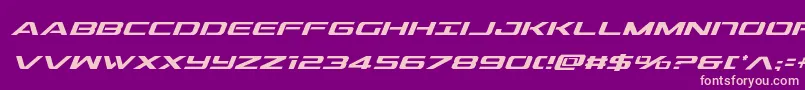 outridercondital Font – Pink Fonts on Purple Background