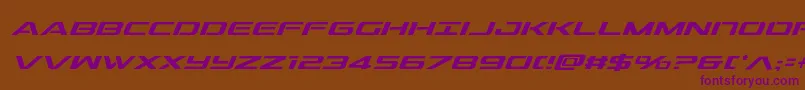 outridercondital Font – Purple Fonts on Brown Background