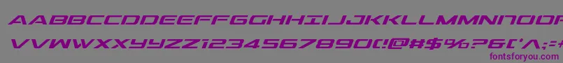 outridercondital Font – Purple Fonts on Gray Background