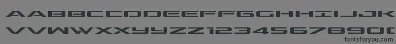 Шрифт outriderexpand – чёрные шрифты на сером фоне