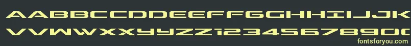 Lisätietoja outriderexpand-fontista outriderexpand-fontti – keltaiset fontit mustalla taustalla