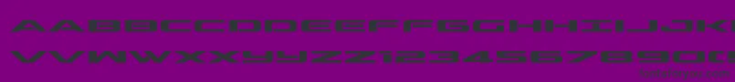 outriderexpandbold Font – Black Fonts on Purple Background