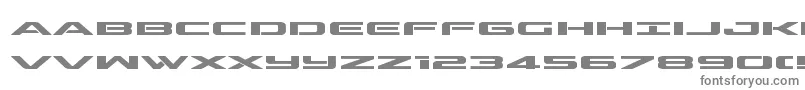 フォントoutriderexpandbold – 白い背景に灰色の文字