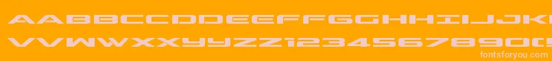 fuente outriderexpandbold – Fuentes Rosadas Sobre Fondo Naranja