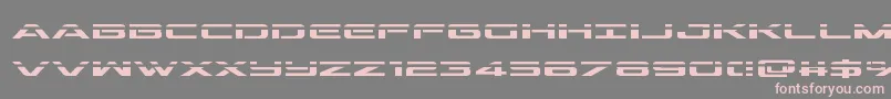 outriderlaser Font – Pink Fonts on Gray Background