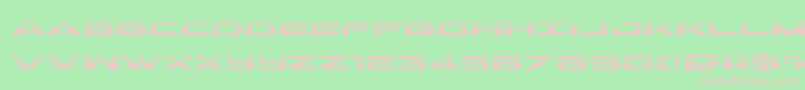 outriderlaser Font – Pink Fonts on Green Background