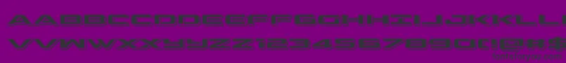 outriderpunch Font – Black Fonts on Purple Background