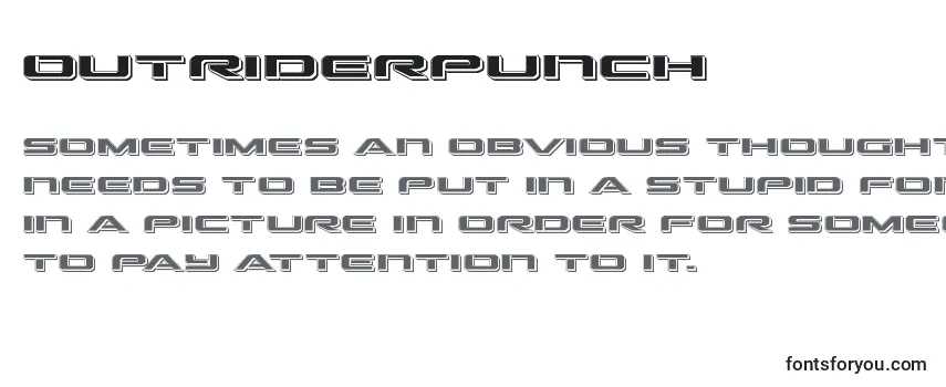 Outriderpunch Font