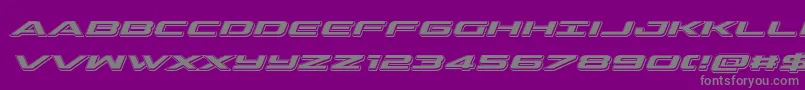 More about outriderpunchital Font outriderpunchital Font – Gray Fonts on Purple Background