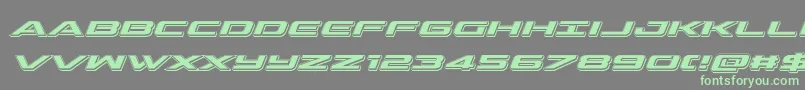 Lisätietoja outriderpunchital-fontista outriderpunchital-fontti – vihreät fontit harmaalla taustalla