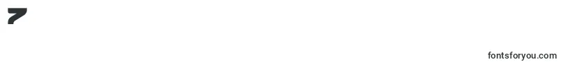 フォントOutsider – フォント数字7