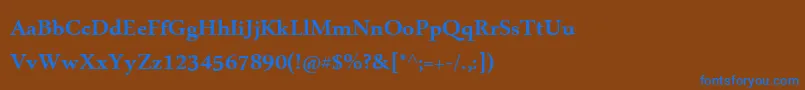 MicrosoftUighurРџРѕР»СѓР¶РёСЂРЅС‹Р№ Font – Blue Fonts on Brown Background