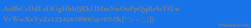 MicrosoftUighurРџРѕР»СѓР¶РёСЂРЅС‹Р№ Font – Gray Fonts on Blue Background