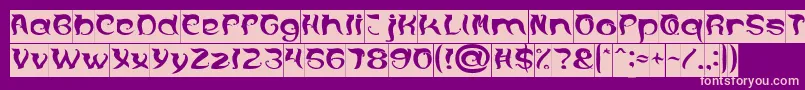 More about OVER THE MOUNTAIN Inverse Font OVER THE MOUNTAIN Inverse Font – Pink Fonts on Purple Background