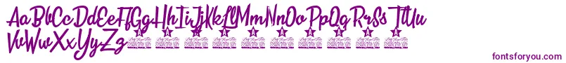 Over the Seas Personal Use Font – Purple Fonts