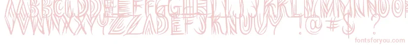 Overthink Demo-Schriftart – Rosa Schriften