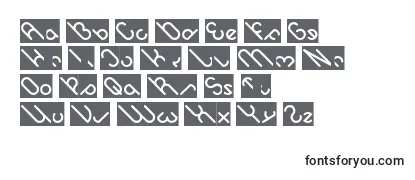 Schriftart Owaikeo Inverse