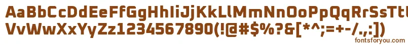 Oxanium ExtraBold Font – Brown Fonts